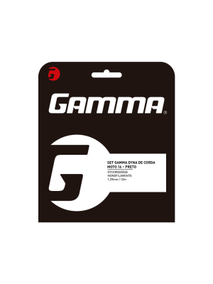 Set de Corda Gamma Moto 17 - Preto 
