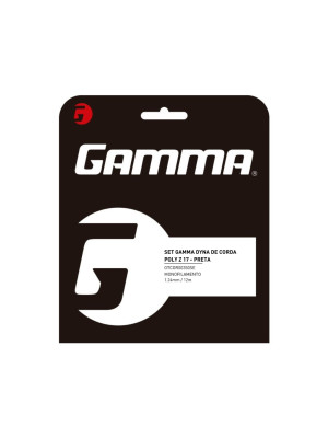 Set de Corda Gamma Dyna Poly Z 17 - Preto