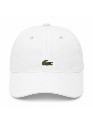 Boné Lacoste RK4312 Core Essentials Sarja - Branco
