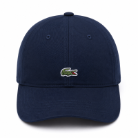 Boné Lacoste Unissex em Sarja de Algodão com Logo - Marinho