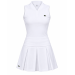 Camisa Polo Lacoste Feminina Sem Manga - Branca 