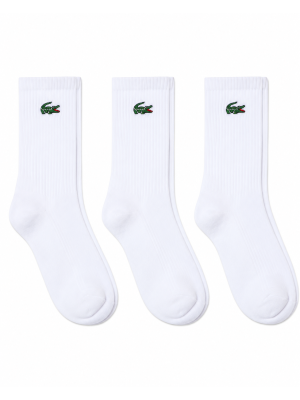 Meia Lacoste Cano Alto Lacoste RA924623 - 3 pares 39 a 42