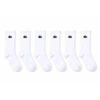 Meia Lacoste Cano Alto Lacoste RA925423 - 6 pares 39 a 42