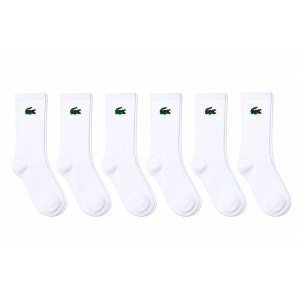 Meia Lacoste Cano Alto Lacoste RA925423 - 6 pares 39 a 42