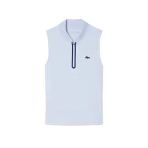 Regata Polo Lacoste Ultra Dry Tennis Stretch - Azul Claro
