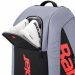 Raqueteira Babolat Pure Strike Strike Carbon Grey X9 - Cinza e Vermelho Fluo