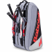 Raqueteira Babolat Pure Strike Strike Carbon Grey X9 - Cinza e Vermelho Fluo