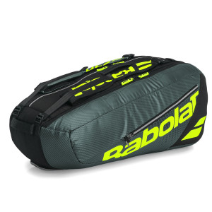 Raqueteira Babolat Pure Aero Rh6 2026 Gen9 - Preto e Limão