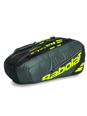 Raqueteira Babolat Pure Aero Rh6 2026 Gen9 - Preto e Limão