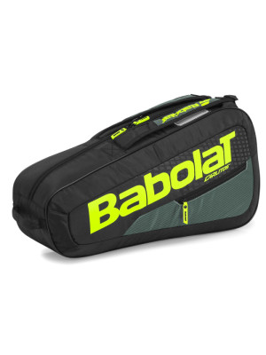 Raqueteira Babolat Carlitos Junior - Preto e Limão
