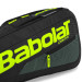 Raqueteira Babolat Carlitos Junior - Preto e Limão