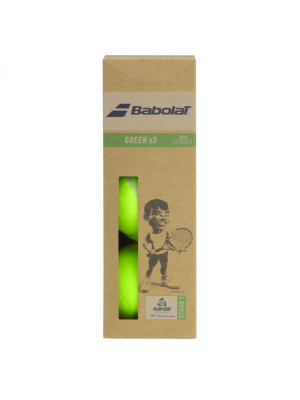 Bola De Tênis Babolat Iniciação Green Stage - 03 Bolas