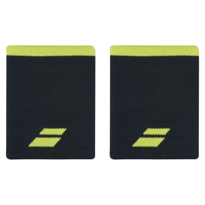 Munhequeira Babolat Logo Jumbo - Cinza e Lima