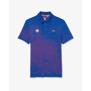 Camisa Polo Lacoste Manga Curta Em Modelagem Slim Sport - Azul