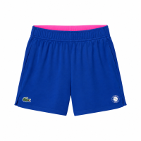Short Lacoste Em Mesh De Compressão Integrado Sport - Azul