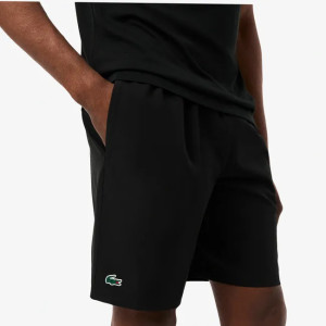 Short Lacoste X Novak Djokovic - Preto e Amarelo