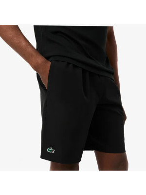 Short Lacoste X Novak Djokovic - Preto e Amarelo