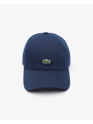 Boné Lacoste Unissex em Sarja de Algodão com Logo - Marinho