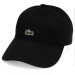 Boné Lacoste Unissex em Sarja de Algodão com Logo - Preto
