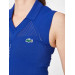 Camisa Polo Lacoste Feminina Sem Mangas Com Modelagem Ajustada Sport - Azul