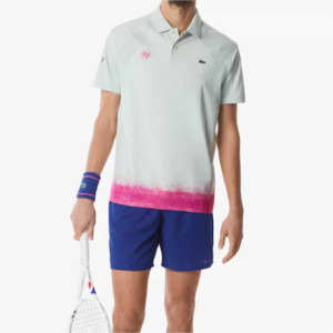 Camisa Polo Lacoste Manga Curta Em Modelagem Slim Sport - Verde Claro