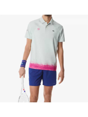 Camisa Polo Lacoste Manga Curta Em Modelagem Slim Sport - Verde Claro