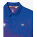 Camisa Polo Lacoste Manga Curta Em Modelagem Slim Sport - Azul