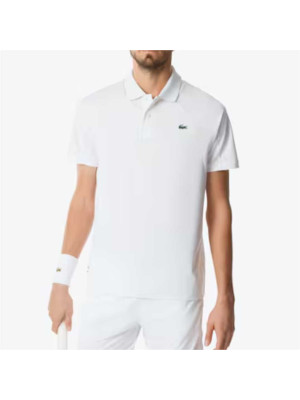 Camisa Polo Lacoste Tennis x Daniil Medvedev - Branco