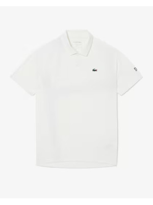 Camisa Polo Lacoste Tenis X Novak Djokovic On Court - Branco