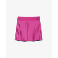 Saia Short Lacoste Plissada com Shorts - Rosa