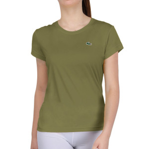 Camiseta  Lacoste Esportiva Em Jersey Stretch - Verde