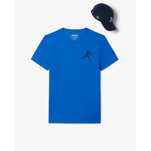 Camiseta Lacoste Ultra Dry Com Boné Estampado