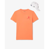 Camiseta Lacoste Ultra Dry Com Boné Estampado