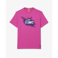 Camiseta Lacoste Roland Garros Sport - Rosa