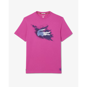 Camiseta Lacoste Roland Garros Sport - Rosa