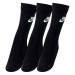 Meia Nike NSW Everyday Essential Crew  Cano Alto Preta - 3 pares 39 a 43