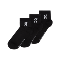 Meia On Brazil Logo Sock Mid Preta - 03 Pares 41 a 44