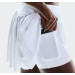 Saia Short Court Skirt Pleated - Branca