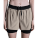 Short On Performance 3" 2in1 Feminino - Marrom