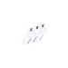 Meia On Brazil Logo Sock Mid Branca- 03 Pares 41 a 44