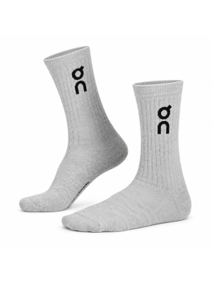 Meia On Brazil Logo Sock High Cinza - 03 Pares 33 a 36