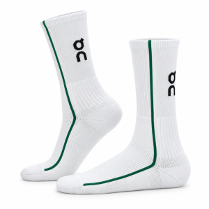 Meia On Brazil Logo Sock High Branco e Verde - 03 Pares 36 a 38