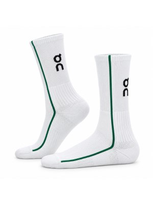 Meia On Brazil Logo Sock High Branco e Verde - 03 Pares 39 a 41