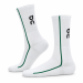 Meia On Brazil Logo Sock High Branco e Verde - 03 Pares 39 a 41