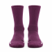 Meia On Brazil Logo Sock High Roxo e Branco - 03 Pares 39 a 41
