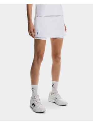 Saia Short On Court Skirt Split - Branca