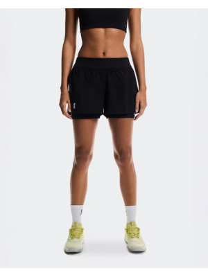 Short On 3" Court 2-in-1 Feminino - Preto