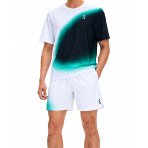 Short On Court 5" SwingBlack - Branco e Verde 