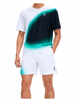 Short On Court 5" SwingBlack - Branco e Verde 
