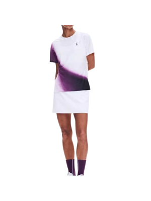 Camiseta On Feminina Court-T Swing - Branca/Roxa